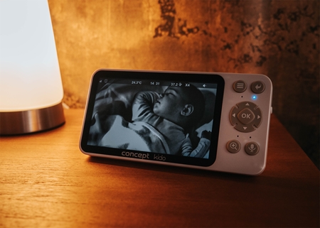 Concept KIDO KD5010 Moniteur vidéo numérique pour bébé avec éclairage LED