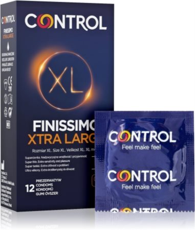 Control Finissimo XTRA Large XL prezervatyvai