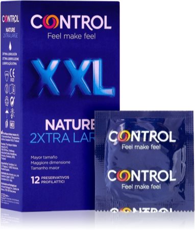 Control Nature 2XTRA Large XXL prezervatyvai