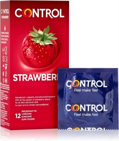 Control Strawberry prezervatyvai