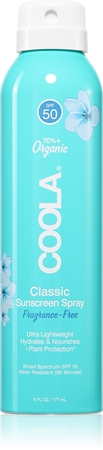 Coola Fragrance Free Sun Spray SPF 50