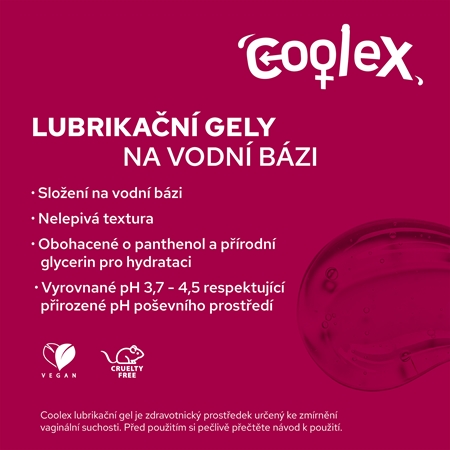 Coolex Strawberry lubrikačný gél na vodnej báze