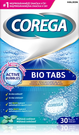 Corega Tabs Bio tabletki do wybielania