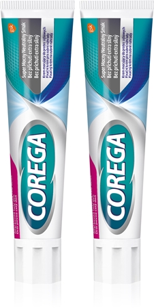 Corega Extra Strong No Flavour crema fissante per protesi dentarie
