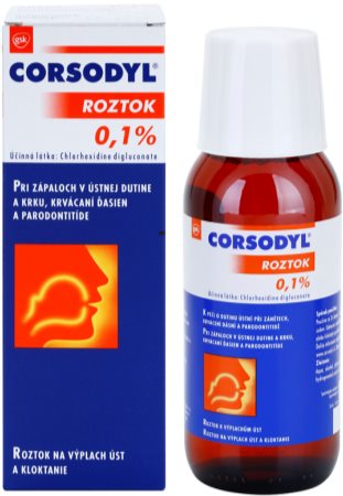Corsodyl Solution 0,1% Înlocuire