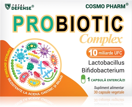 Cosmo Pharm Probiotic Complex capsule cu pre- și probiotice