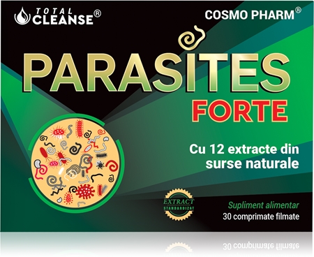Cosmo Pharm Parasites Forte tablete favorizează detoxifierea organismului