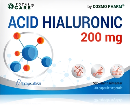 Cosmo Pharm Acid Hialuronic 200 mg capsule sporirea elasticității tenului