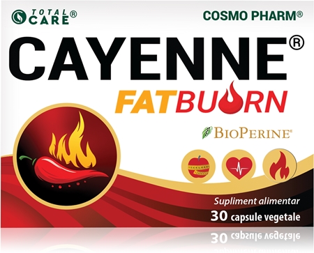 Cosmo Pharm Cayenne Fatburn capsule pentru stimularea pierderii în greutate