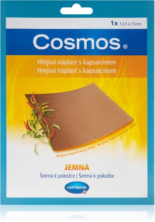 Hartmann Cosmos Warm patch Soft with capsaicin parche transdérmico para aliviar el dolor muscular y articular