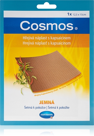 Hartmann Cosmos Warm patch Soft with capsaicin plaster transdermalny do łagodzenia bólu mięśni i stawów