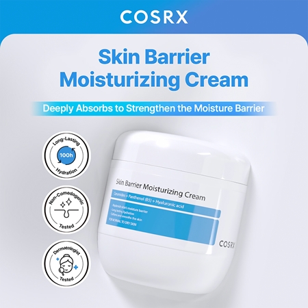 Cosrx Skin Barrier Moisturizing Cream nawilżający krem do ciała odnawiający barierę ochronną skóry