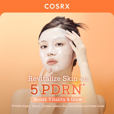 Cosrx 5 PDRN Hyaluronic Acid Vital Hydrating Hydrogel Mask maska hydrożelowa o intensywnym działaniu dla efektu rozjaśnienia i wygładzenia skóry