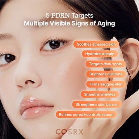 Cosrx 5 PDRN B5 Vital Soothing Toner rewitalizujący tonik dla efektu rozjaśnienia i wygładzenia skóry