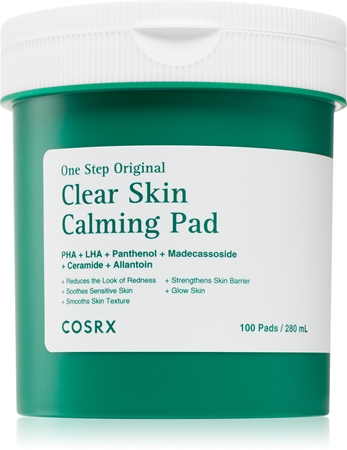 Cosrx One Step Original Clear Skin Calming Pad płatki łagodzące intensywnie nawilżający