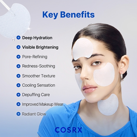 Cosrx One Step Original Tone Clarifying Moisture Pad patchs toniques pour un effet naturel