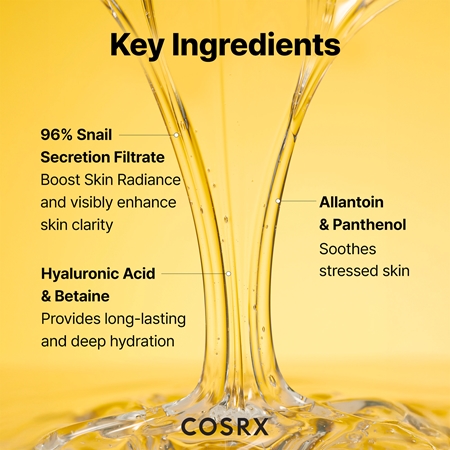 Cosrx Advanced Snail 96 Mucin esencja do twarzy z ekstraktem ze śluzu ślimaka