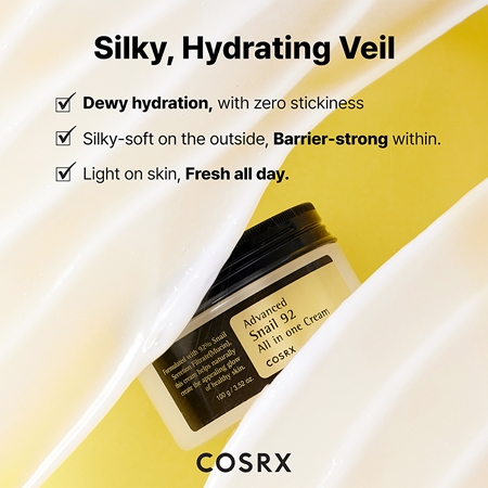 Cosrx Advanced Snail 92 All In One intensywny krem regenerujący z ekstraktem ze śluzu ślimaka