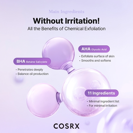 Cosrx AHA/BHA oczyszczający tonik
