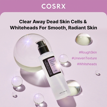 Cosrx AHA7 Whitehead Power Liquid essence exfoliante pour peaux hyperpigmentées