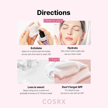Cosrx AHA7 Whitehead Power Liquid essence exfoliante pour peaux hyperpigmentées