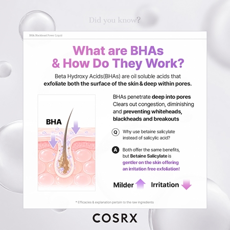Cosrx BHA Blackhead Power Liquid essence exfoliante anti-points noirs
