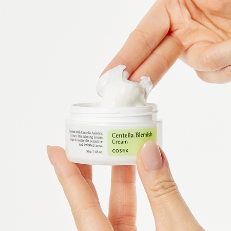 Cosrx Centella Blemish Cream odżywczy krem łagodzący przeciw zaczerwienieniom skóry