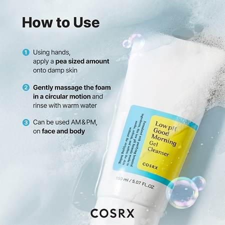 Cosrx Good Morning gel nettoyant