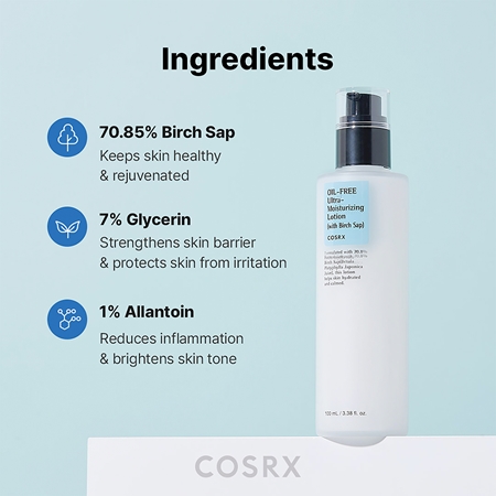 Cosrx Oil Free Ultra Moisturizing Lotion mleczko nawilżające do twarzy