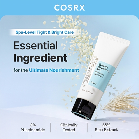 Cosrx Ultimate Nourishing mascarilla de noche de arroz