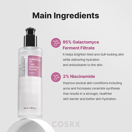 Cosrx Galactomyces 95 essence pour un teint unifié