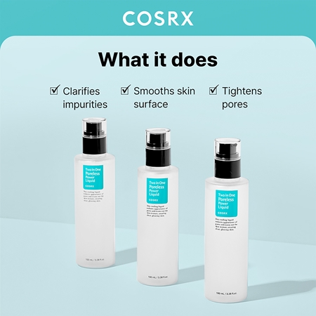 Cosrx Poreless Toner som mindsker forstørrede porer