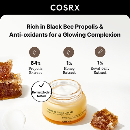 Cosrx Full Fit Propolis lekki krem intensywnie nawilżający