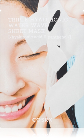 Cosrx Hydrium Triple Hyaluronic Water Wave Sheet Mask Moisturising face sheet mask