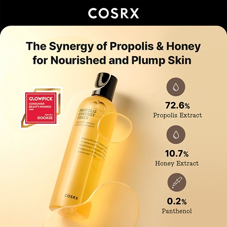 Cosrx Full Fit Propolis tonik do twarzy dla efektu rozjaśnienia i wygładzenia skóry