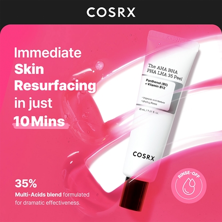 Cosrx The AHA BHA PHA LHA peeling żelowy przeciw zaskórnikom