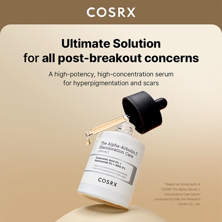 Cosrx The Alpha-Arbutin 2 Discoloration Care serum do skóry z przebarwieniami