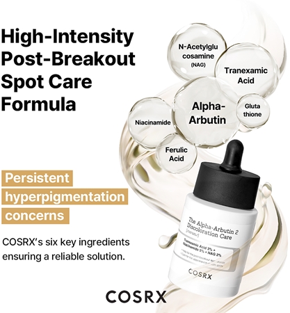 Cosrx The Alpha-Arbutin 2 Discoloration Care serum do skóry z przebarwieniami