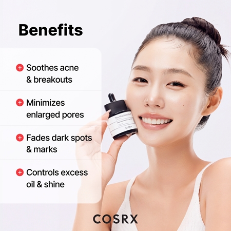 Cosrx Niacinamide 15 lekkie serum przeciw niedoskonałościom skóry trądzikowej