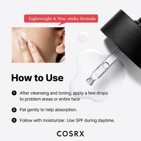 Cosrx Niacinamide 15 lekkie serum przeciw niedoskonałościom skóry trądzikowej