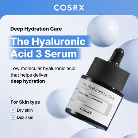 Cosrx Hyaluronic Acid 3 serum intensywnie nawilżające