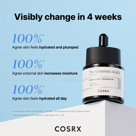 Cosrx Hyaluronic Acid 3 serum intensywnie nawilżające