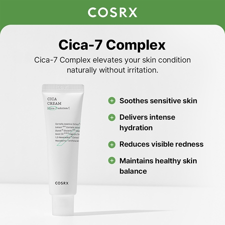 Cosrx Pure Fit Cica Cream odżywczy krem o działaniu uspokajającym