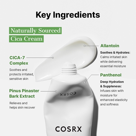 Cosrx Pure Fit Cica Cream odżywczy krem o działaniu uspokajającym