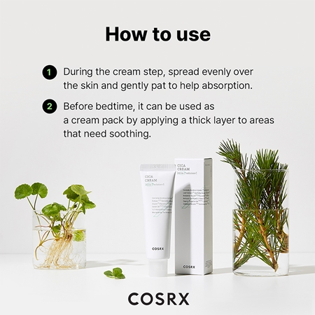 Cosrx Pure Fit Cica Cream odżywczy krem o działaniu uspokajającym