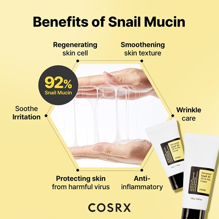 Cosrx Advanced Snail 92 All In One krem intensywnie odżywiający z ekstraktem ze śluzu ślimaka