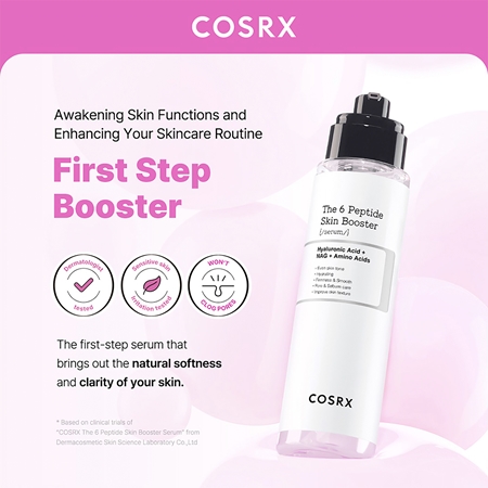 Cosrx The 6 Peptide Skin Booster Serum serum regenerująco-ujędrniające do skóry suchej i wrażliwej