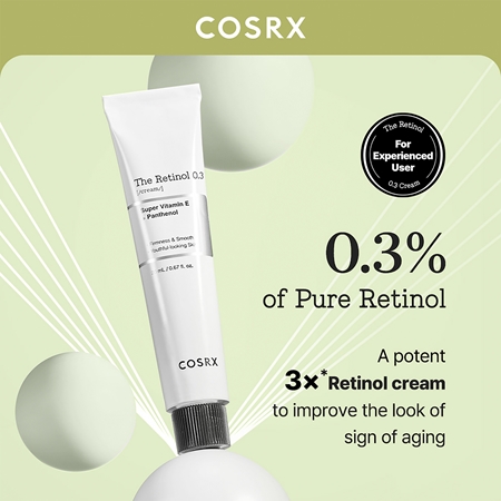 Cosrx The Retinol 0.3 krem do twarzy z retinolem