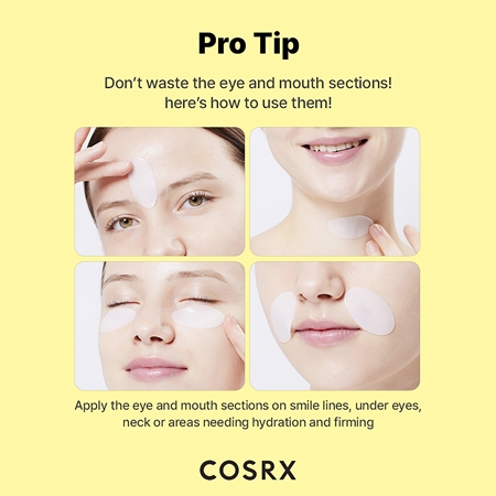 Cosrx Advanced Snail Mucin Glass Glow Hydrogel Mask rewitalizująca maska hydrożelowa z ekstraktem ze śluzu ślimaka do ujednolicenia kolorytu skóry