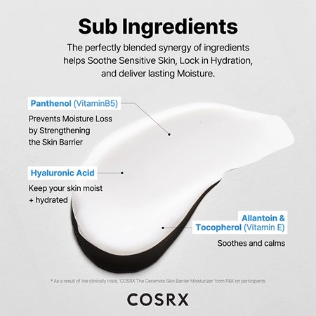 Cosrx The Ceramide Skin Barrier Moisturizer krem intensywnie nawilżający do wzmocnienia bariery skórnej